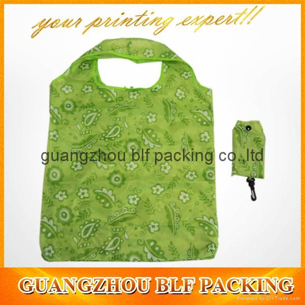 38x50cm custom fashion foldable nylon shopping bag  5