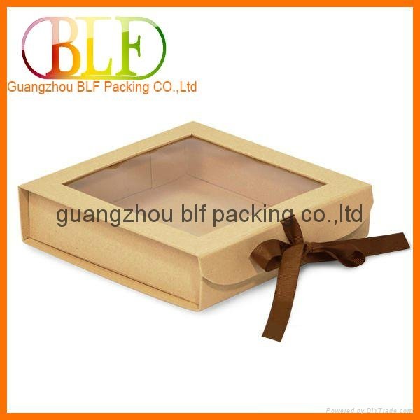 cardboard box for jewelry with window  4