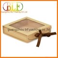 cardboard box for jewelry with window  4