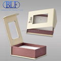 cardboard box for jewelry with window