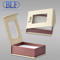 cardboard box for jewelry with window 