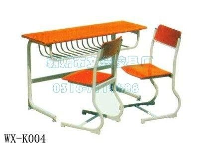 WX-K004时尚课桌椅
