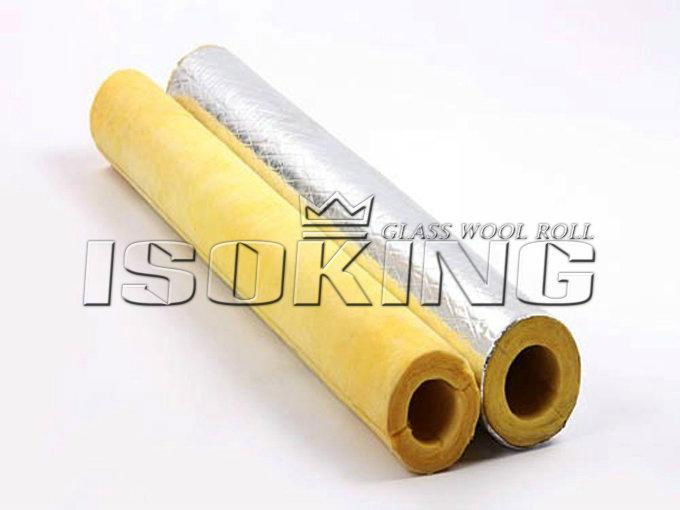 Fiber Glass Wool Insulation Tube Thermal Insulation Pipe