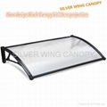 Polycarbonate Door Canopy design 