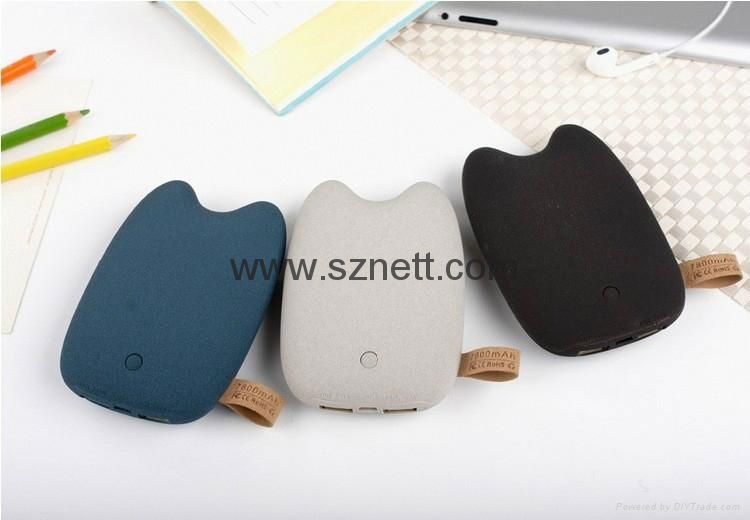 Totoro 7800mAh Li-polymer External Portable Mobile Power Bank for Smart Phone