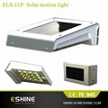 Solor motion light solar sensor light ELS-11P  new products  2
