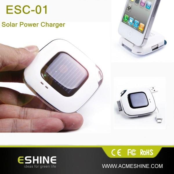 New IP65 solar cell mobile charger solar cellphone ch 3