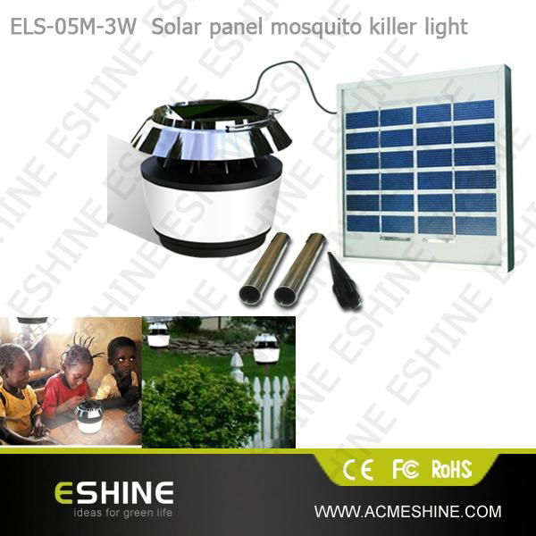 Solar led camping light with external solar panel rechargable battery 5