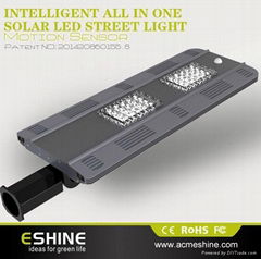 ELS-07 All in one energy saving solar street light with 20pcs led and 13200 lith