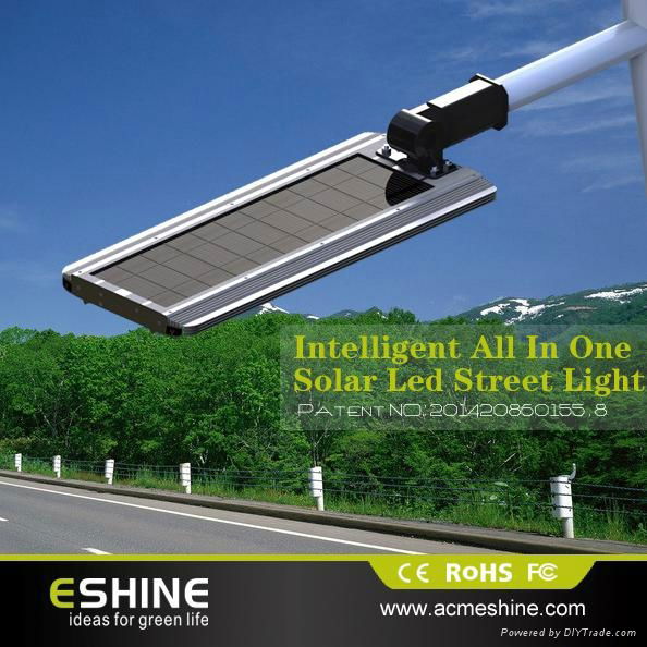 ELS-07 All in one energy saving solar street light with 20pcs led and 13200 lith 3