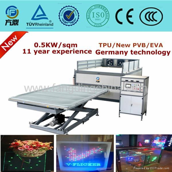 Fangding Glass laminating machine with CE certificate