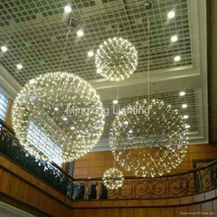 Hotel decorative pendant lamp with LED 