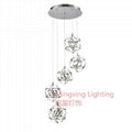 European stair led ceiling pendant light