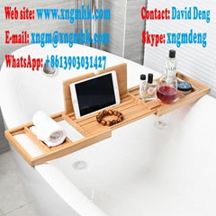 bath tray,wooden bath tray,bathroom tray