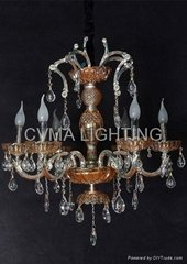 indoor crystal chandelier