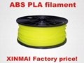 1.75mm 3mm ABS filament high quality