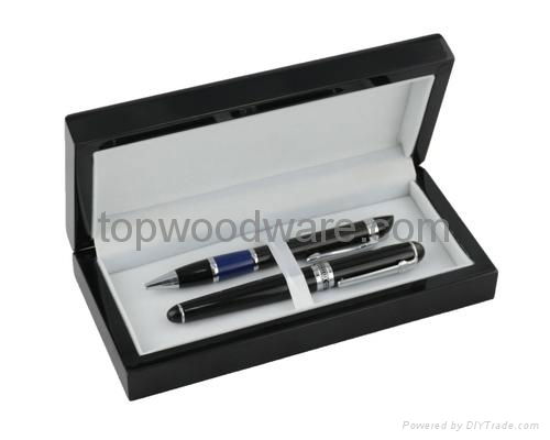 high gloss finish wooden pen gift box  2