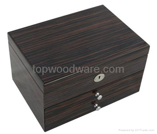 High gloss finish wooden jewelry Packing storage Gift Box 1