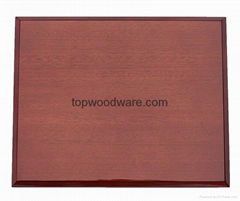 rosewood piano finish wooden awards plaque