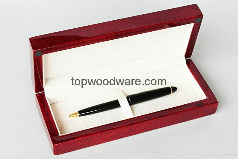 Rosewood high gloss finish wood pen boxes 3