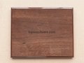 walnut piano finish wooden award plaque