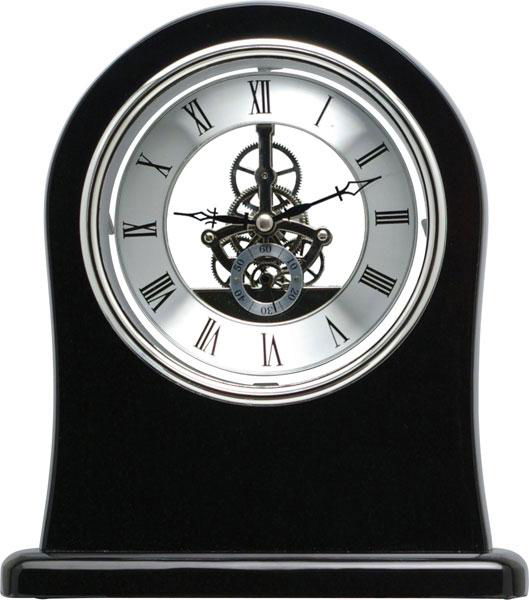 Rosewood Piano Finish Mantle Luxury skeleton wooden clock 5