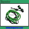 zipper earphone with microphone and volume control 3