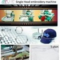 Single head Cap/T-shirt embroidery machine HFIII-C1201 3