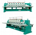 8 heads flat embroidery machine