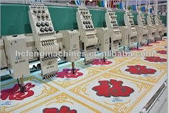Mixed Chenille and flat embroidery machine, 12 heads