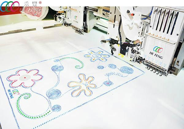 Mixed coiling & Tapping Embroidery Machine HFTCIII-60910 2