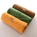 Top quality antibacterial jacquard bamboo hand towels