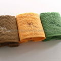 Top quality antibacterial jacquard bamboo hand towels 2