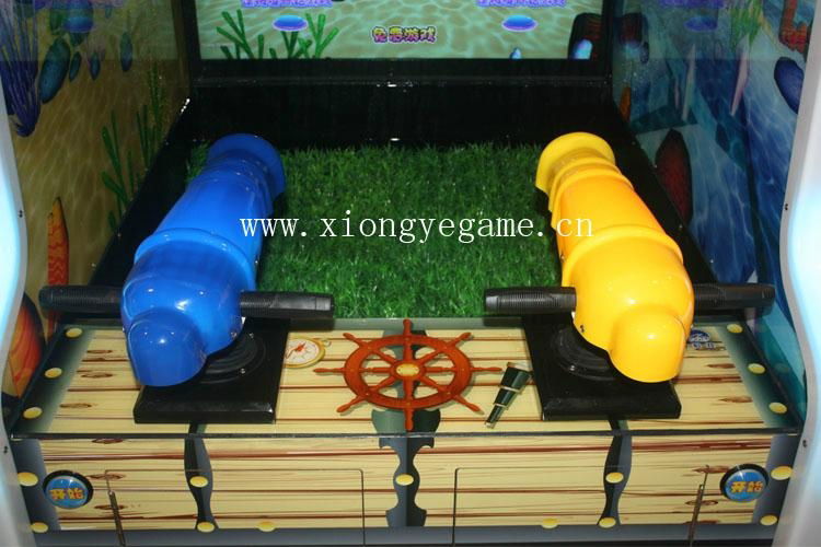Protect submarine coin operated water shooting redemption games 2