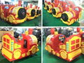 Happy train with blowing bubbles electric mini train ride 5