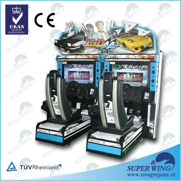 Initial AA simulator arcade racing car game machine