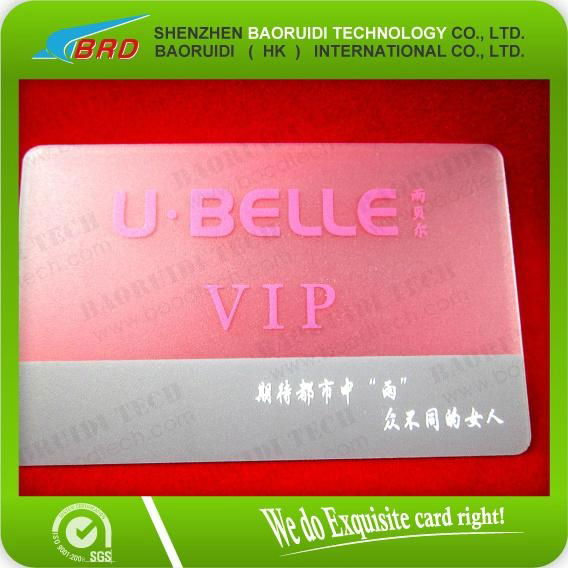 PVC Plastic Transparent Cards 2