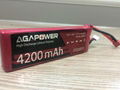 New AGA 4200/25C-4S lipo for rc heli 1