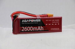 AGA 2600MAH 25C 4S