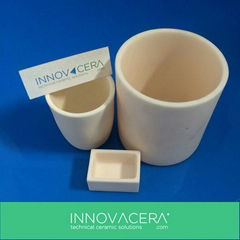 alumina smelting ceramic crucible/INNOVACERA