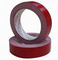  Red Double-sided Tape with Crepe Paper    2