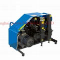 High pressure air compressor for breathing apparatus 