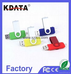 16GB swivel smartphone usb flash drive