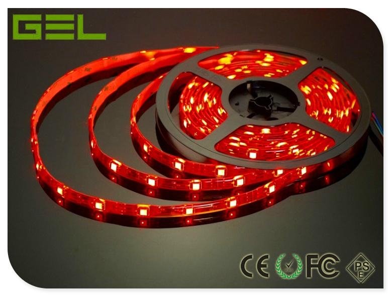 SMD5050 Flexible LED Strip Light 60LED/Meter Red/Green/Blue/Warm White/RGB Color 2