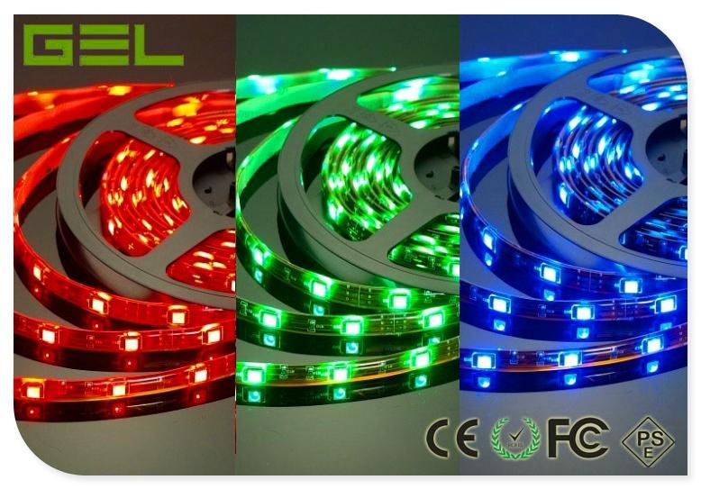 SMD5050 Flexible LED Strip Light 60LED/Meter Red/Green/Blue/Warm White/RGB Color 5