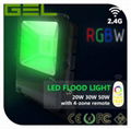 2.4G Remote Control LED Flood Light, RGBW LED Flood Light, WiFi LED Flood Lights 7