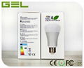 Bluetooth 4.0 Smartphone App Controlling RGB+Dual White Color E27 LED Bulb 6W 1