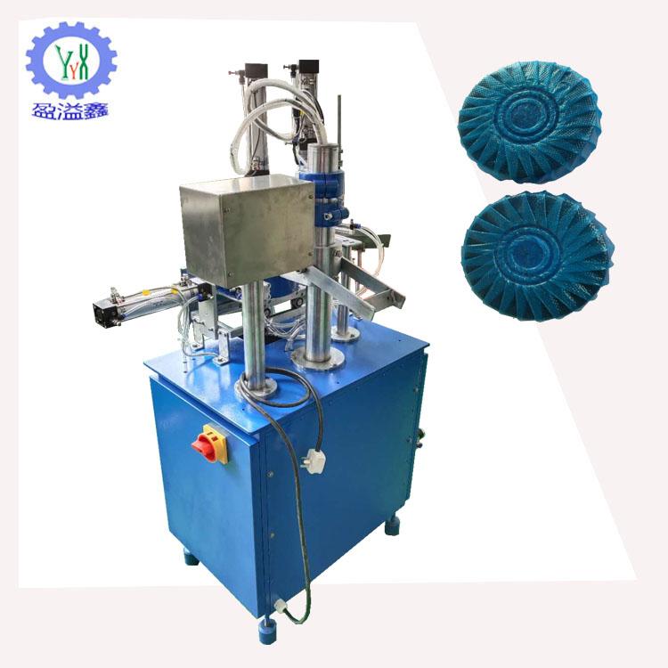 Semi-automatic blue bubble soap packing machine