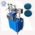 Semi-automatic blue bubble soap packing machine 3