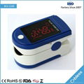 Ce Approved Popular Elderly Group Use SP02 PR Fingertip Pulse Oximeter 